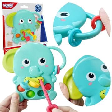 WOOPIE BABY 4-u-1 Montessori senzorna glodalica za slonove kosti