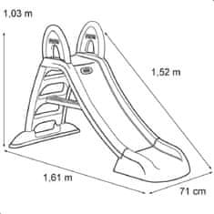 FEBER Vrtni tobogan "Plus" Vodeni tobogan 152 cm