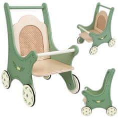 Classic world Drvena vintage kolica za lutke
