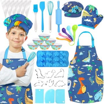 WOOPIE Dino Mali kuharski set