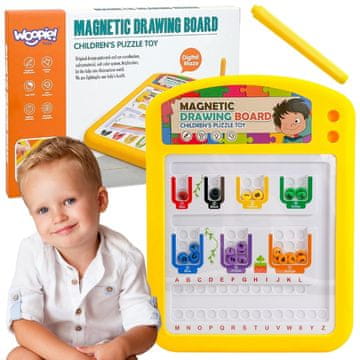 WOOPIE Montessori magnetska ploča za crtanje