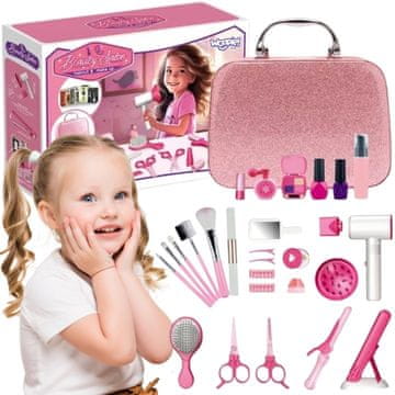WOOPIE Kozmetička kutija za frizerski salon u kutiji 2 u 1 43 kom.