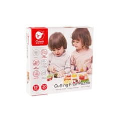Classic world Montessori set za rezanje voća s čičkom 20 dijelova.