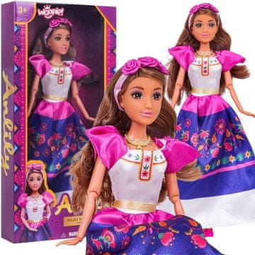Žene svijeta Lutke Lily Meksička tradicionalna cvjetna haljina
