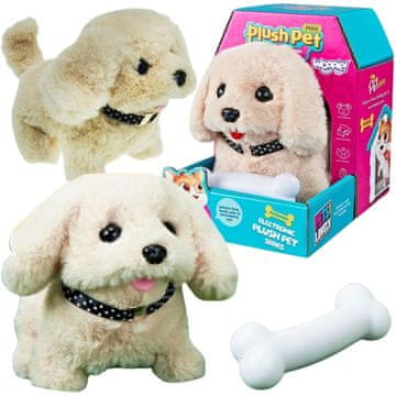 WOOPIE Interaktivni plišani pas s kostima Bichon Zlatni retriver
