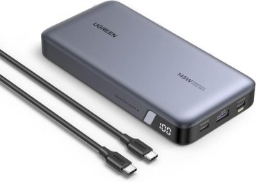 145W 25.000mAh prijenosna power bank za laptop s tri priključka