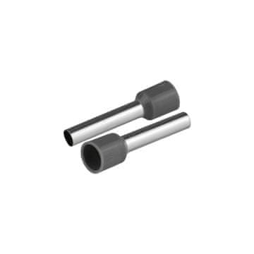 slomart PLASTROL izolirana okrugla stopica za žice 6 mm², duljina stopice 26 mm, siva, 20 kom