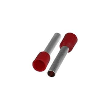 slomart PLASTROL KI/T-1X4/25,5/50 RD izolirani konektor za žice, 4mm², 25.5mm, crveni, 50 kom.