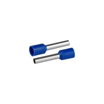slomart PLASTROL izolirani kabelski prsten za žice 2.5mm², dužina 19.2mm, plavi (50 kom)