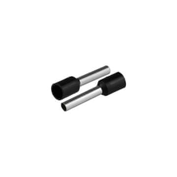 slomart PLASTROL izolirani kabelski prsten za žice 2.5mm², dužina 19.2mm, crni (50 kom)