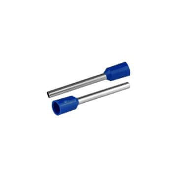 slomart PLASTROL izolirani kabelski prsten za žice 1.5mm², dužina 24.4mm, plavi (50 kom)