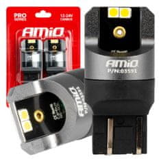 slomart AMiO LED žarulje CANbus SERIA PRO W21/5W, 4x3030 SMD, bijele, 12V/24V (2 komada)