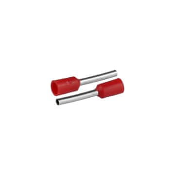 slomart Plastrol KI/T-1X0,75/16,4/20 RD izolirani kabelski završetak, crveni, 0.75mm2