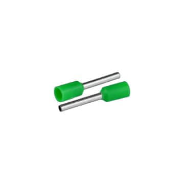 slomart Plastrol KI/T-1X0,75/16,4/20 GN izolirani kabelski završetak, zeleni, 0.75mm2
