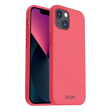 Northix Tekuća silikonska maskica za iPhone 14 Plus - crvena boja lubenice