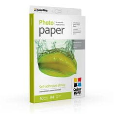 ColorWay Foto papir Sjajni, Samoljepljivi, 115/80g/m2, 50kom, A4 (PGS1158050A4)