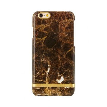 Northix Richmond & Finch maskica za mobitel za iPhone 6/6S - smeđa mramorna sjajna