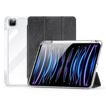 Northix DUX DUCIS Unid Series maskica za iPad Pro 11" 2024 s automatskim buđenjem/spavanjem - prozirna/crna