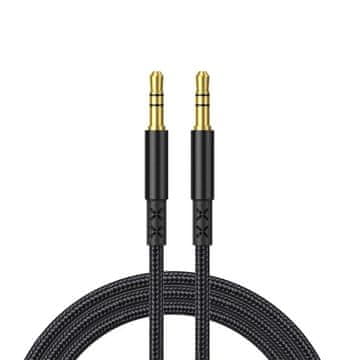 Northix AUX audio kabel za auto stereo 2 m - crni