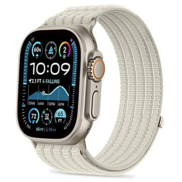 Tech-protect Nylon Sport remen za Apple Watch (44 / 45 / 46 / 49mm), starlight