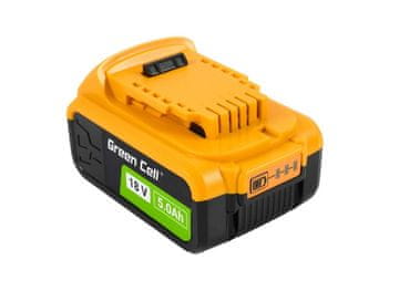 Northix Zelena baterija DeWalt XR, 18V 5Ah