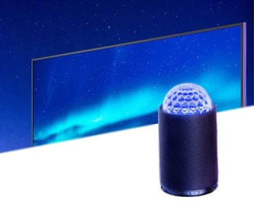Northix Joyroom Maya serija RGB 8W Bluetooth zvučnik - crni