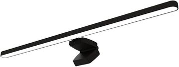 Nikcorp LED svjetiljka za monitor 51 cm, asimetrično osvjetljenje za zaštitu očiju, 3 temperature boje, USB napajanje, podesivi nagib 35°, timer 60 min, memorija postavki, za ekrane debljine do 2 cm, crna