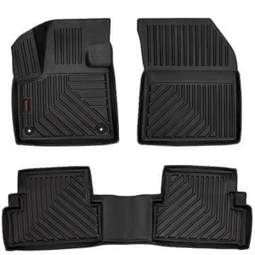 8016023 - 3D gumene prostirke s visokim rubom, pogodne za: Peugeot 3008 II (2016-) / Opel Grandland X (2017-)