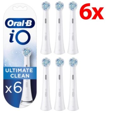 Oral-B IO Ultimate Clean glave za četkicu za zube (6 kom) bijele