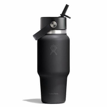 Hydro Flask termalna boca sa širokom fleksibilnom slamkom 710 ml crna WT24CFS001
