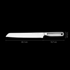 Fiskars ALL STEEL kuhinjski nož za rezanje kruha, oštar, 22 cm