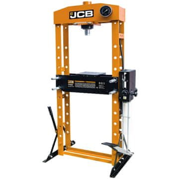 JCB 30T RADIONIČKA HIDRAULIČNA podna preša s NOŽNOM PAPULOM + MANOMETROM