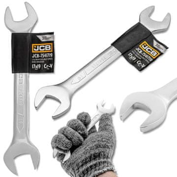 JCB CR-V OTVORENI KLJUČ 17-19 mm DVOSTRANI, snažan, ČVRSTI, standardni