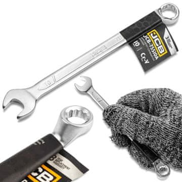 JCB OTVORENI KLJUČ 75 STUPNJA, KUTNI, 10 mm, CR-V ČELIK, dvostrani
