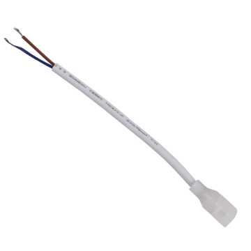 Priključak za napajanje za LED NEON trake 12mm 2-pinski jednostrani 12-24V DC 3A 316554 Polux