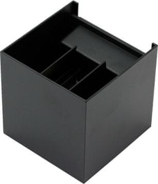 Podesiva vanjska LED zidna svjetiljka LEO 2x3W crna 4000K ID-8008 Idealed