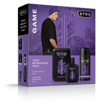 STR 8 Game poklon set (toaletna voda 50 ml + deo sprej 150 ml)