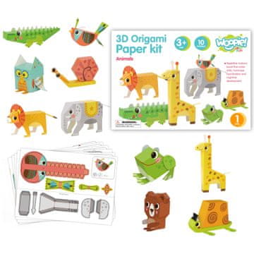 DIY 3D Origami kreativni komplet 10 životinja