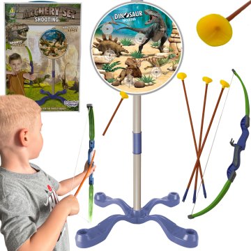 WOOPIE Mali Strijelac Set Dinosauri Luk Strijele Štit 32 komada.