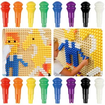 Masterkidz Šareni klinovi za znanstvenu ploču 512 dijelova 8 boja