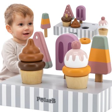 Viga Toys VIGA PolarB štapići za sladoled sa stalkom 5 kom.