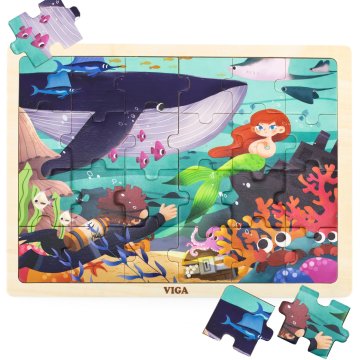 Viga Toys VIGA Drvena slagalica od 24 dijela Tajne mora