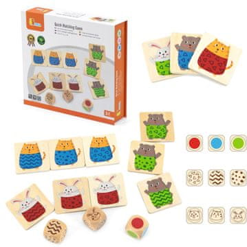 Viga Toys VIGA Drvena slagalica s brzim spajanjem 27 dijelova.