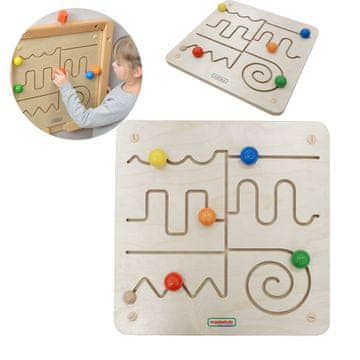 Masterkidz Montessori labirint obrazovna ploča
