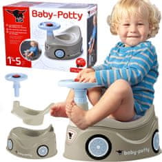 BIG VELIKI Potty Gray novi Bobby Car igračka volan