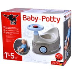 BIG VELIKI Potty Gray novi Bobby Car igračka volan