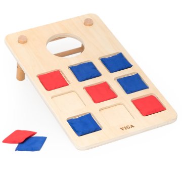 Viga Toys Viga 2-u-1 igra spretnosti Križić-kružić + rupa - Bacanje prema meti