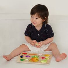 Classic world Drvena Montessori slagalica s povrćem