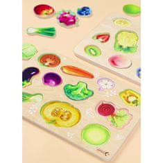 Classic world Drvena Montessori slagalica s povrćem