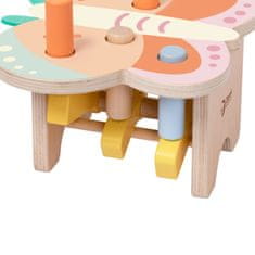 Classic world Montessori Pastelni čekić za leptir s čekićem 8 kom.